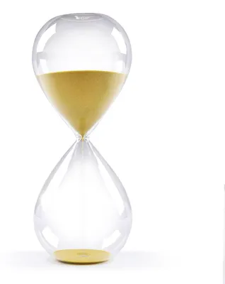 Imagen del producto de Reloj de arena decorativo fabricado con vidrio de borosilicato de alta calidad