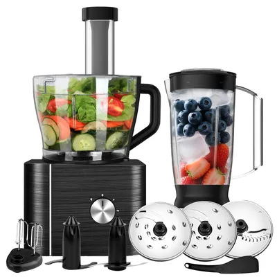 Obrázek produktu pro Kuchyňský robot TopStrong, 1100 W, s miskou o objemu 3,2 litru a nádobou o objemu 1,5 litru
