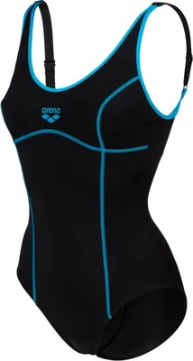 Produktbild von arena Tania Badeanzug für Damen mit Bustier , Farbe:Schwarz, Größe:46