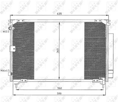 Produktbild von NRF 35339 Kondensator Klimaanlage +Trockner +Dichtring