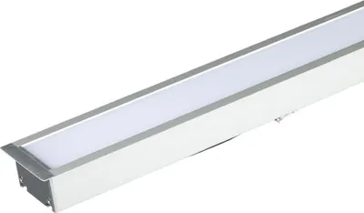 Produktbild von V-TAC 7-41-S Linear-Einbauleuchte 'SAMSUNG CHIP' mit Aluminiumgehäuse, 30.000 h Lebensdauer, linkbar bis 12 m