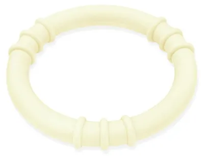 Immagine prodotto di Ark Therapeutics Giocattolo da masticare per neonati Anello da mordere Morbido, giallo chiaro