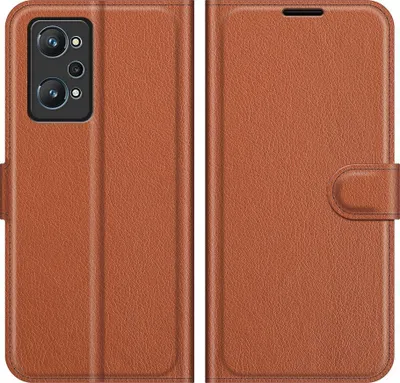 Produktbild von Mobigear Classic  Realme GT2 Hülle Klapphülle Geldbörse - Braun