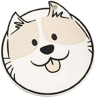 Image de INF Lot de 4 Sous-Verres Chien Résistants à la Chaleur, PVC Isolant
