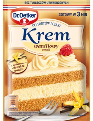 Obrázok produktu pre Dr. Oetker Krem do Ciast Waniliowy 105 g
