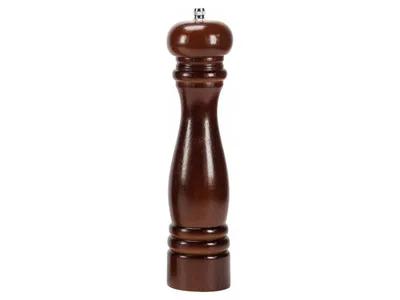 Productafbeelding van Zoutmolen, pepermolen, keramisch maalwerk, 25 cm, hout, bruin