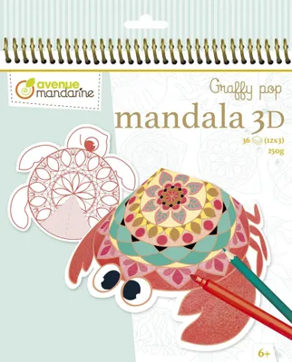 Produktbild von Clairefontaine Graffy Pop Mandala 3D