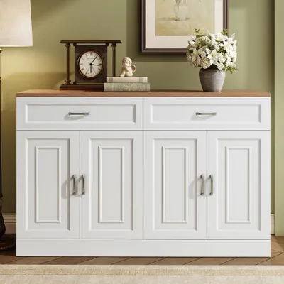 Produktbild von Sideboard mit Regalen,Kommode,Wohnzimmerunterschrank Aufbewahrungsschrank