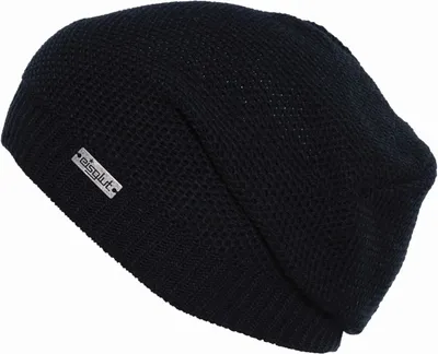 Produktbild von Eisglut Strick-Beanie Zina mit Fleece-Innenband, schwarz, Gr. Einheitsgröße