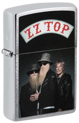 Produktbild von Zippo Feuerzeug ZZ Top 60006203 Brushed Chrome
