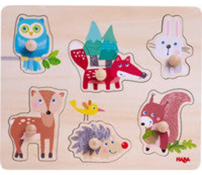 Immagine prodotto di 6 pezzi HABA puzzle per bambini animali della foresta 1306542001
