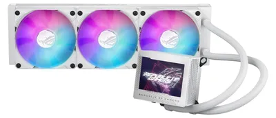 Image de ASUS ROG Ryujin III 360 ARGB - White Edition - Système de refroidissement liquide pour processeur - (pour : AM4, LGA1200, LGA1700, AM5, LGA115x Socket)