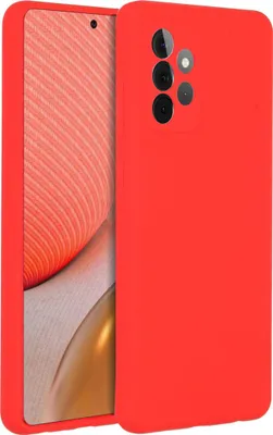 Immagine prodotto di Accezz Custodia in silicone liquido Samsung Galaxy A72 - Rot