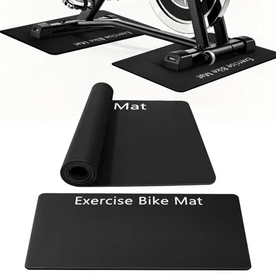 Imagen del producto de Alfombrilla protectora antideslizante, resistente a los impactos, de gran tamaño, para equipos de fitness