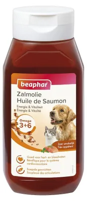 Productafbeelding van Beaphar Zalmolie 430ML | Voor Honden En Katten
