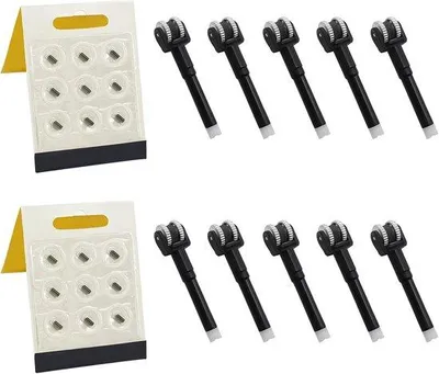 Productafbeelding van 10 x aansteker vervangingswiel 3,5 x 1 cm + 2 verpakkingen vuurstenen (18 stuks) 2,3 x 5 mm vuurstenen voor Clipper aanstekers – Vervangingswielen met vuursteen