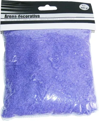 Produktbild von DEKOSAND 400g fein Deko-Sand Streusand Farbsand Streudeko 51(Lila)