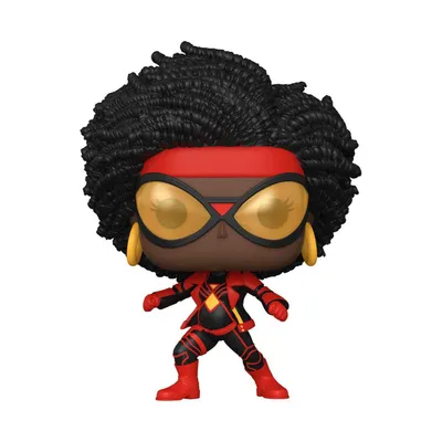 Zdjęcie produktu dla Spider-Man: Across the Spider-Verse POP! Movies Vinyl Figur Spider-Woman 9 cm