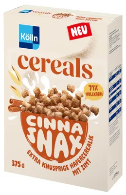 Produktbild von Kölln Cereals Cinna Snax, 375g