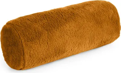Zdjęcie produktu dla EUROFIRANY | Poduszka walcowa – poduszka dekoracyjna – poduszka ozdobna – pomarańczowa 15 x 45 cm – poduszka na sofę