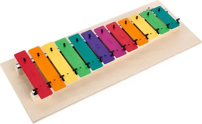 Obrázok produktu pre Goldon diatonický metalofón vo farbách Boomwhackers 12 kameňov