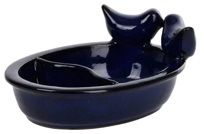 Produktbild von Stilvoll und funktional: Unsere 2 in1 Keramik-Futter- und Trinkschalen. Blau