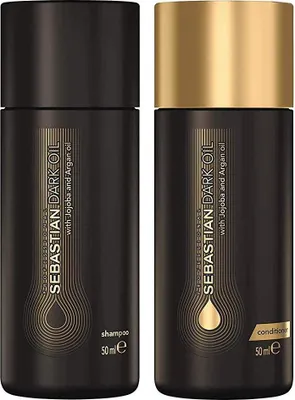 Produktbild von Sebastian Dark Oil Shampoo und Spülung 50 ml