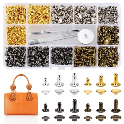 Image de 480 rivets en cuir avec outil