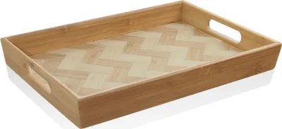 Produktbild von Hermia Concept, TPS0074, Tablett, 100 % BAMBUS, Nussbaum, 33 x 10 x 4 cm