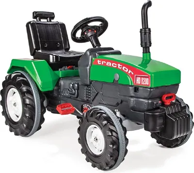 Obrázok produktu pre Detský traktor Pilsan Super 07294, zelený, s vzduchovou húkačkou a ťažným zariadením, od 3 rokov