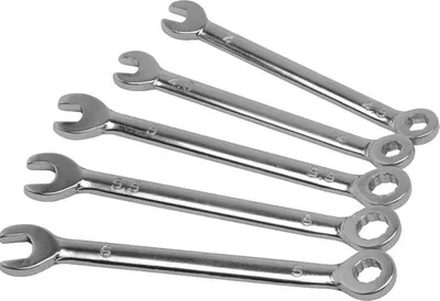 Produktbild von DONAU ELEKTRONIK Gabel-/Ringschlüsselsatz 920, 4...6 mm, 5-teilig