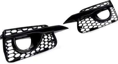 Obrázek produktu pro Kryty mřížek mlhových světel - Honeycomb Silent - lesklá černá - pro Infiniti Q50 (2014-2017)