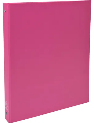 Image de Exacompta 20x Classeur rembordé polypropylène 4 anneaux 30mm A4 Rose 51365E