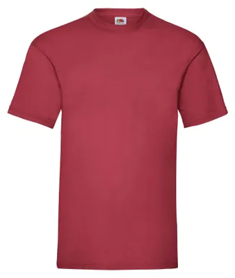 Immagine prodotto di Fruit of the Loom - T-shirt "Valueweight" da uomo FK1802 (S) (rosso mattone)