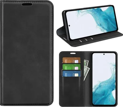 Produktbild von Hülle für Samsung Galaxy A54 5G Handyhülle Flip Case Cover Tasche Etui Schwarz