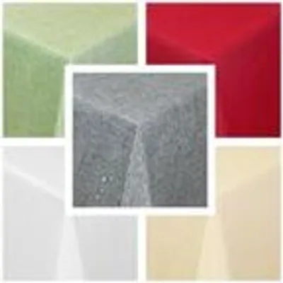Produktbild von Moderno® Tischdecke Leinen-Optik abwaschbar mit Fleckschutz eckig 80x80cm Grau