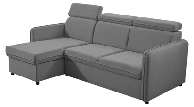 Produktbild von MIRJAN24 Ecksofa Barcelo Mini, Eckcouch mit Bettkasten und Schlaffunktion, Einstellbare Kopfstützen, 220x140x84-96 cm (Farbe: Enjoy New 21)