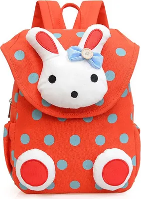Produktbild von Rucksack Süße Kaninchen rucksack Kinderrucksack für Baby Mädchen,Orange