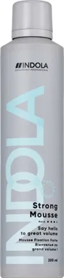 Produktbild von Indola Haarstyling-Mousse 200ml für Volumen, Sprungkraft & superstarken Halt, vegan, alle Haartypen
