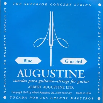 Produktbild von Augustine blue - g3 Einzelsaite, normal tension