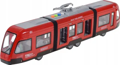 Produktbild von Lolex | Stadttram - Mit Licht und Sound - Oeffnende Türen - Realistisches Spielzeug