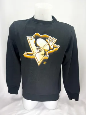 Obrázek produktu pro Pánská mikina Pittsburgh Penguins NHL Chrome Graphic Crew Sweatshirt Black Velikost: M