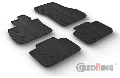 Produktbild von Gledring Fußmatten Set Gummi für BMW X2 (F39) Vorne+Hinten
