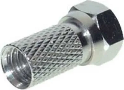 Produktbild von F-Stecker; 7,2;  Dichtungsring---mit großer Mutter