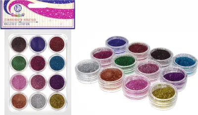 Obrázek produktu pro Sada třpytivých mini glitrů 12 ks Astra 583