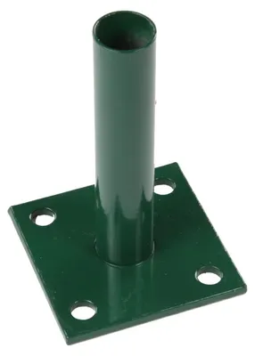 Produktbild von Floraworld Bodenplatte Zaunpfosten Ø 3,4 x 10 x 10 cm moosgrün