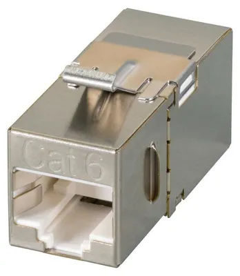 Produktbild von EFB Keystone Einbauadapter RJ45 STP, Cat.6A, 90° Anschluß