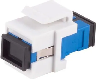 Immagine prodotto di shiverpeaks ®-BASIC-S--LWL-Keystone Verbinder, SC-SC, Simplex, blau (BS08-10210)