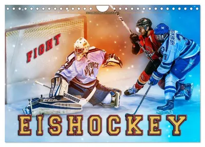 Produktbild von Eishockey - Fight (Wandkalender 2027 DIN A4 quer), CALVENDO Monatskalender