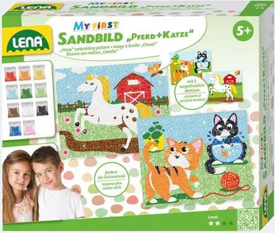 Produktbild von Lena SM42670, Bastelset für Kinder, 5 Jahr(e), Mehrfarbig